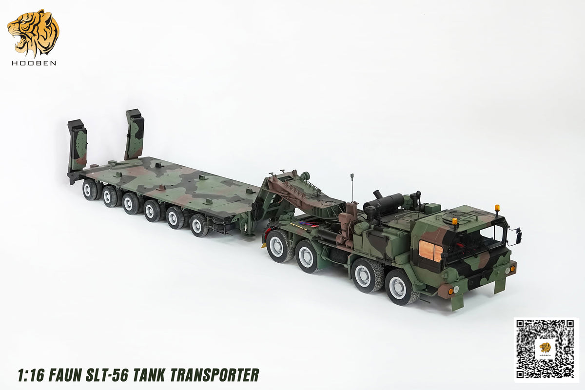 Hooben 1/16 RC Model RTR Faun Slt-56 Tank Transporter S6803F 