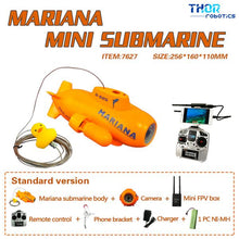 Charger l&#39;image dans la galerie, Partially Damaged: Mini Underwater Drone HD FPV Camera Mariana RC Submarine No.7627-In stock in US and Germany
