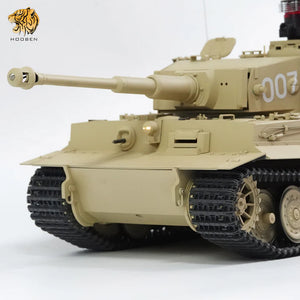 90%-100% New: Hooben 1/16 German Tiger I Late Production Michael Wittmann RC RTR Tank Standard Yellow-In Stock in US