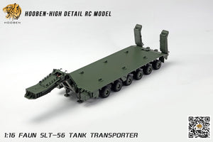 Hooben 1/16 RC Model RTR Faun Slt-56 Tank Transporter S6803F